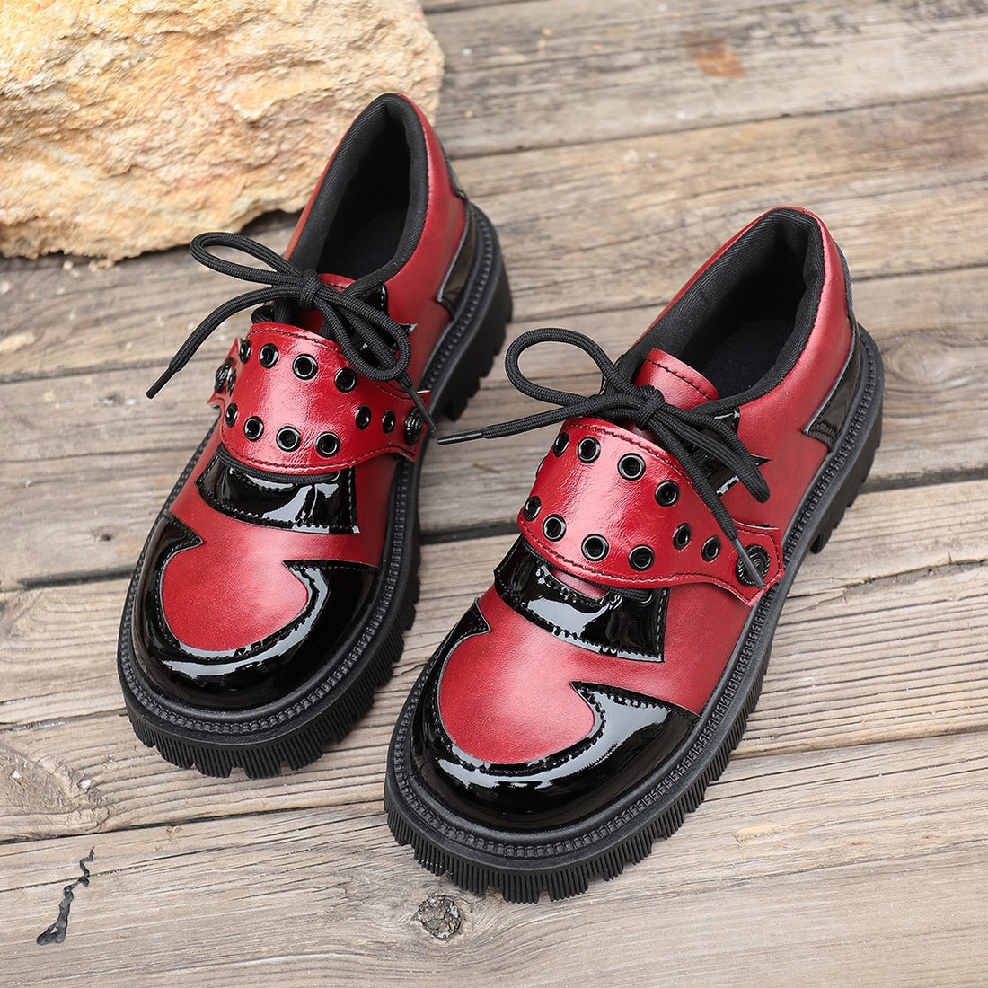 Damen Modische und bequeme Schnürschuhe – Lioré