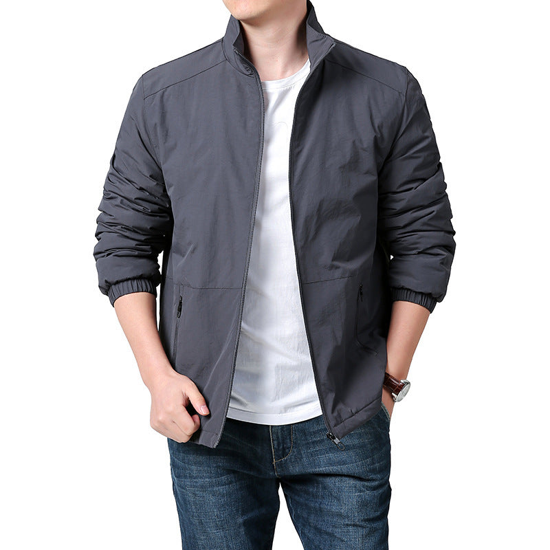 Herren Leichte Übergangsjacke mit elastischen Bündchen Echo Archiv