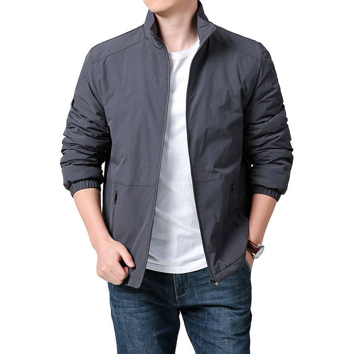Herren Leichte Übergangsjacke mit elastischen Bündchen Echo Archiv