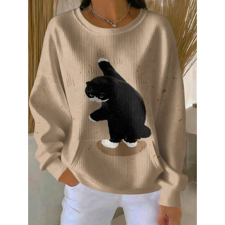 Damen Gemütlicher Pullover Echoarchiv