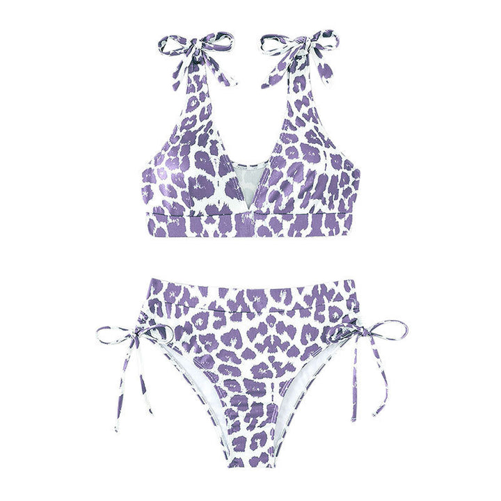 Damen Bikini-Set mit verstellbaren Trägern und hohem Bund Echo Archiv