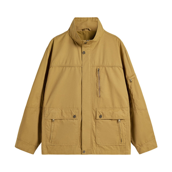 Herren leichte Outdoor-Utility Jacke mit Stehkragen Echo Archiv