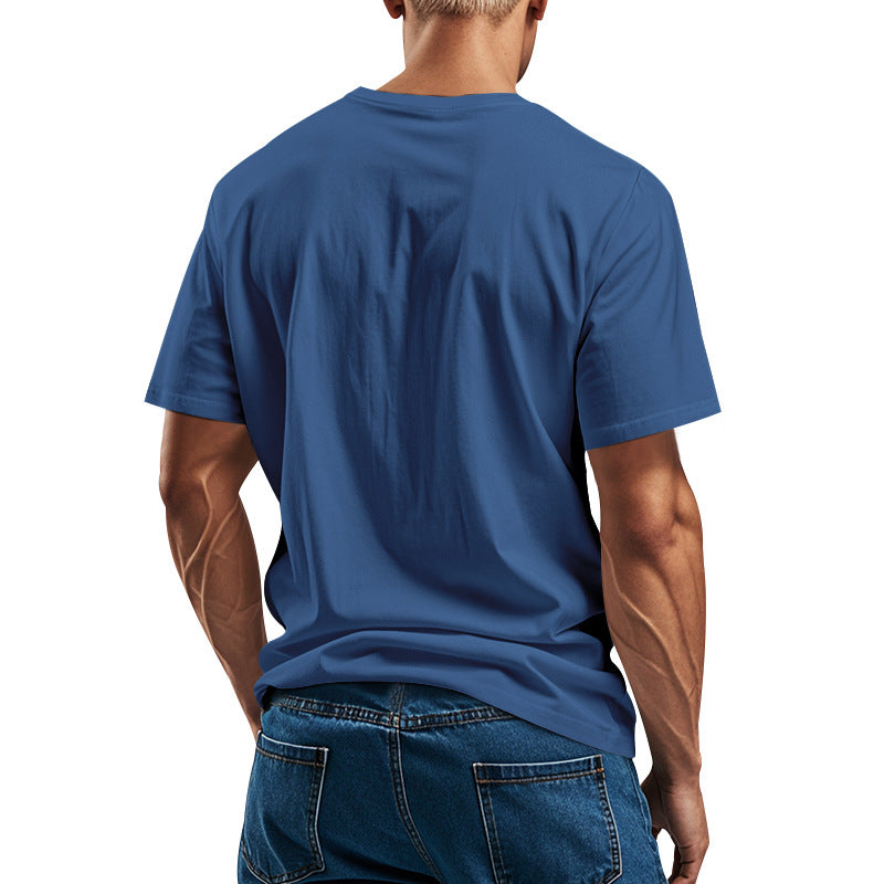 Herren lässiges T-Shirt aus biozertifizierter Baumwolle mit modernem Schnitt Echoarchiv