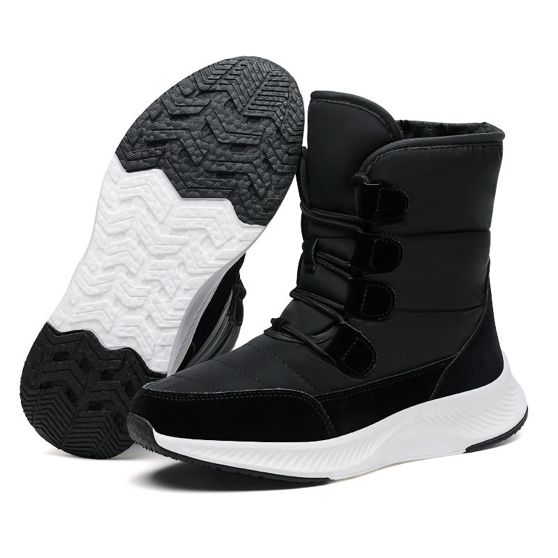 Damen Thermo-Schneestiefel mit gesteppter Isolierung, Teddyfutter und griffiger Profilsohle Echo Archiv