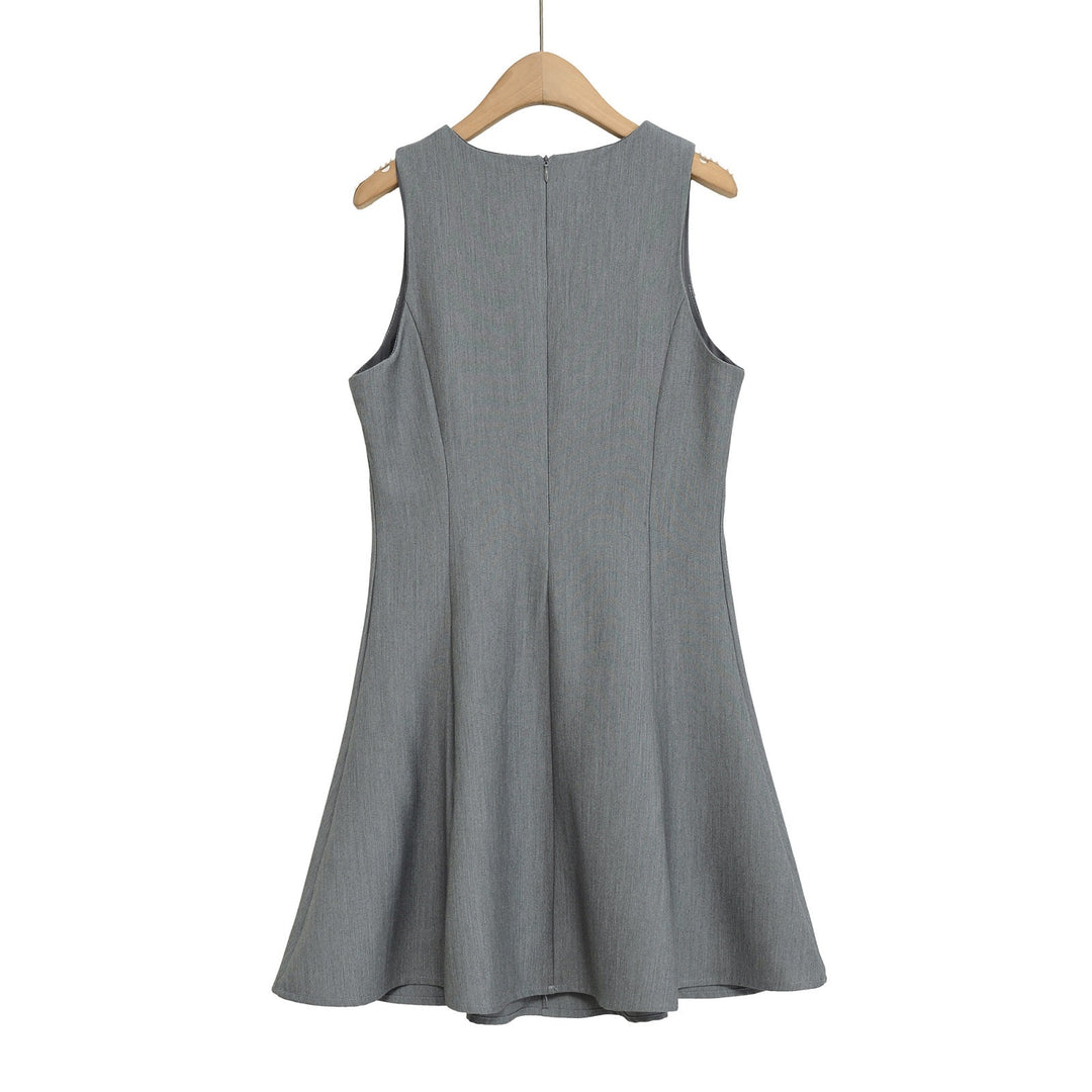 Damen Besprechungs-Kleid mit eleganter Schleifenverzierung und fließendem Schnitt Echo Archiv