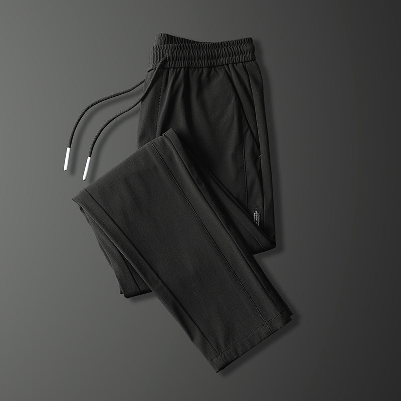 Herren sportliche Sweatpants mit verstellbarem Kordelzug und seitlichen Reißverschlusstaschen Echoarchiv