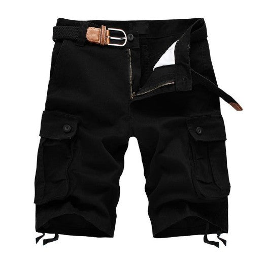 Herren Cargo-Shorts mit Tasche und verstellbarem Gürtel Echoarchiv
