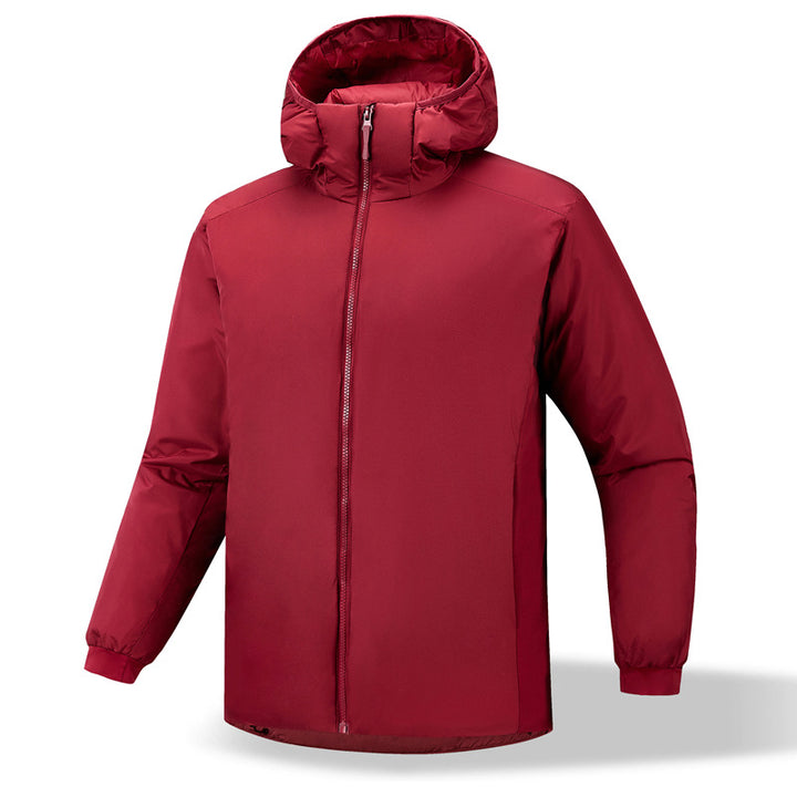 Herren isolierte Funktionsjacke mit ergonomischem Schnitt und vielseitiger Kapuze Echoarchiv