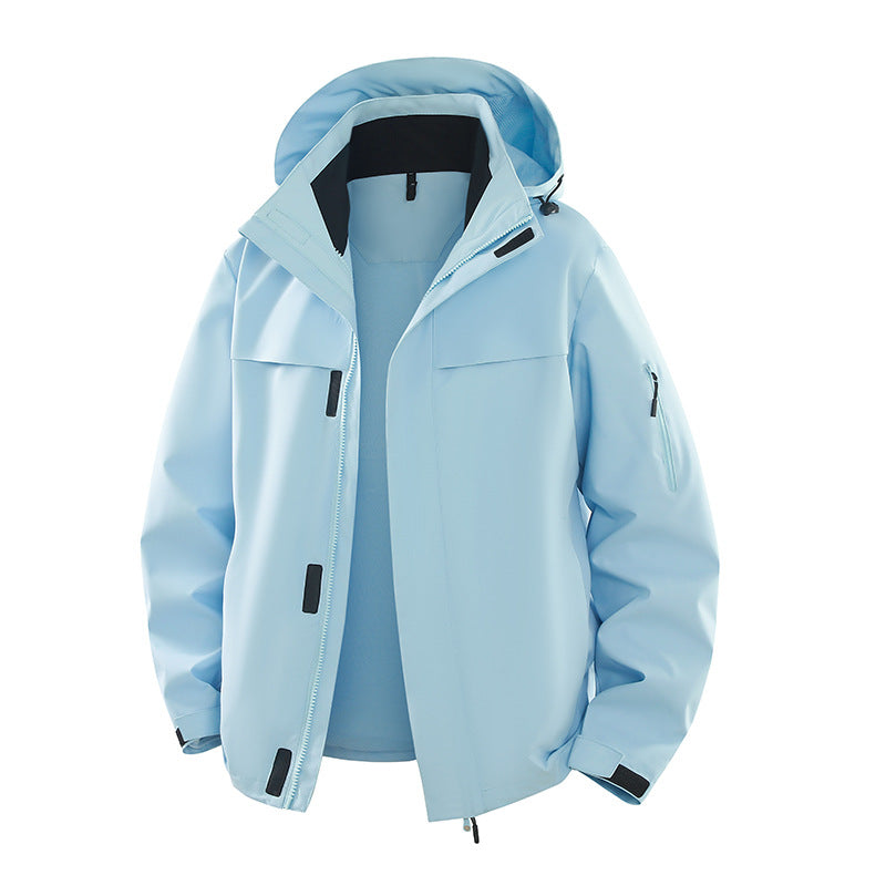 Herren Urbaner Softshell-Outdoorblouson mit Kapuze, verdecktem Reißverschluss und Mehrfach-Taschen Echo Archiv