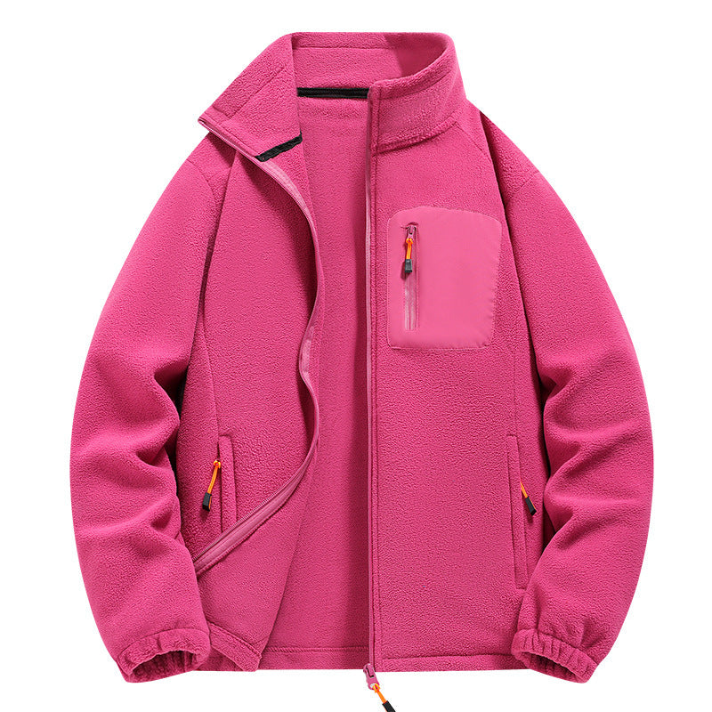 Herren Fleecejacke mit praktischen Reißverschlusstaschen Echoarchiv