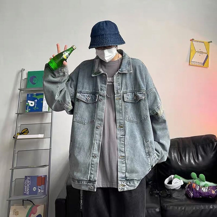 Herren Lässige Denimjacke Echoarchiv 1788342483