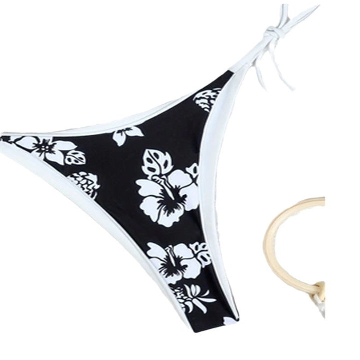 Damen Triangel-Bikini mit raffiniertem Blumenmuster Echo Archiv