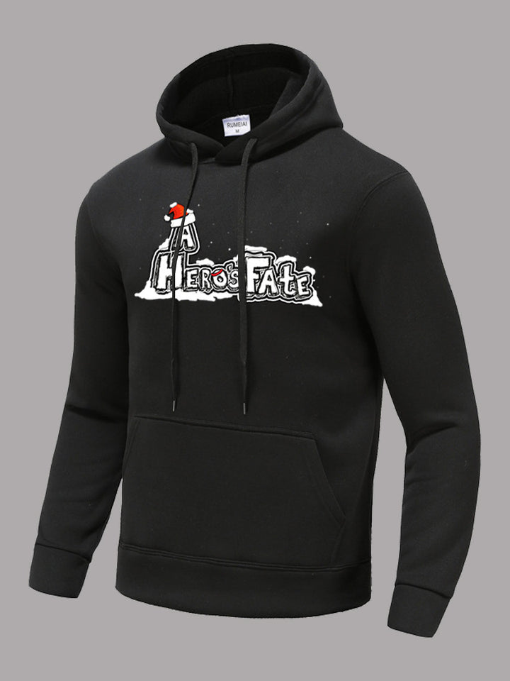 Herren Hoodie mit kreativem Aufdruck und lässigem Schnitt Echoarchiv