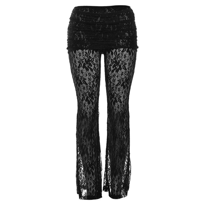 Damen Spitzentransparentes Hosen Set Echo Archiv