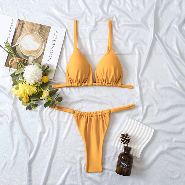 Damen Triangel-Bikini Set mit rüschendetails Echo Archiv