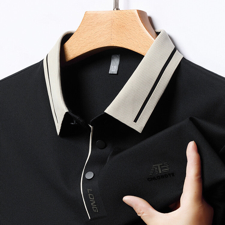 Herren feuchtigkeitsregulierendes Poloshirt mit modernem Kragen Echoarchiv