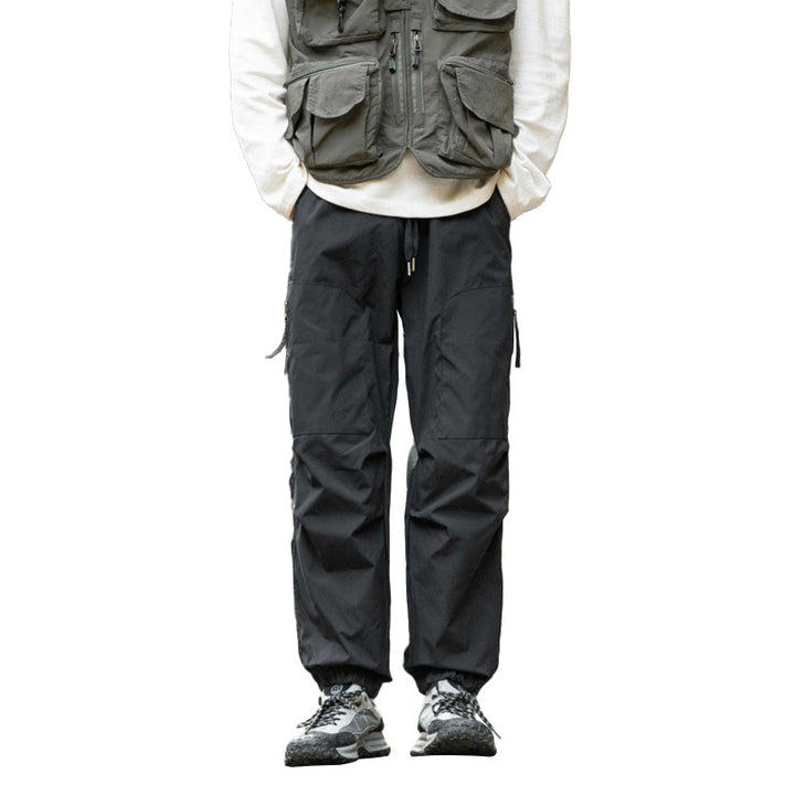 Herren Taktische Cargo-Joggerhose mit elastischem Bund, Reißverschluss‑Taschen und geripptem Knöchelabschluss Echo Archiv