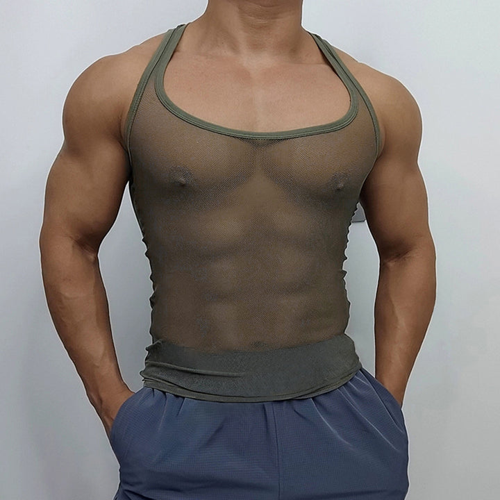 Herren Atmungsaktives Sport-Tanktop mit Racerback-Design Echoarchiv