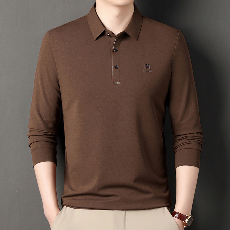Herren sportliches Langarm Poloshirt mit innovativer Passform und feuchtigkeitsregulierendem Material Echoarchiv