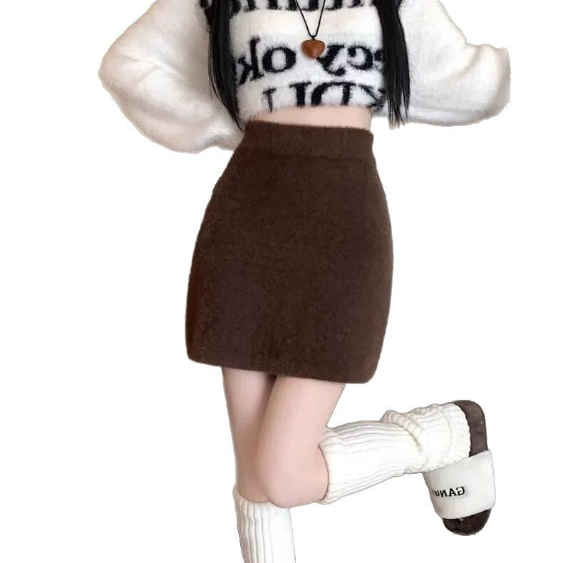 Damen Elegante und bequeme Wollrock Echo Archiv