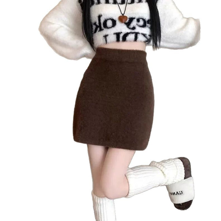 Damen Elegante und bequeme Wollrock Echo Archiv