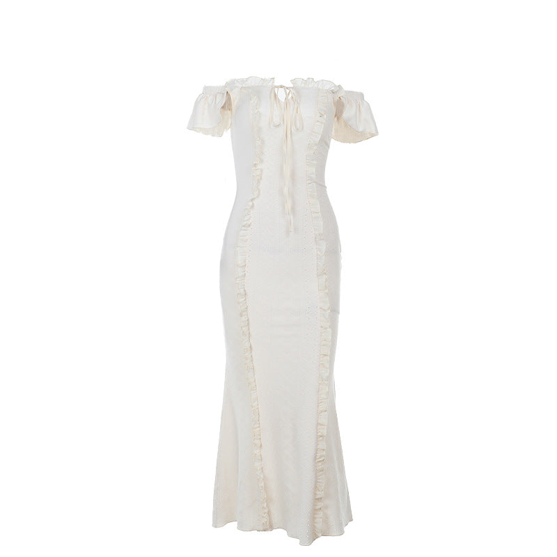 Damen Sommerliches Maxikleid mit Rüschendetails Echo Archiv