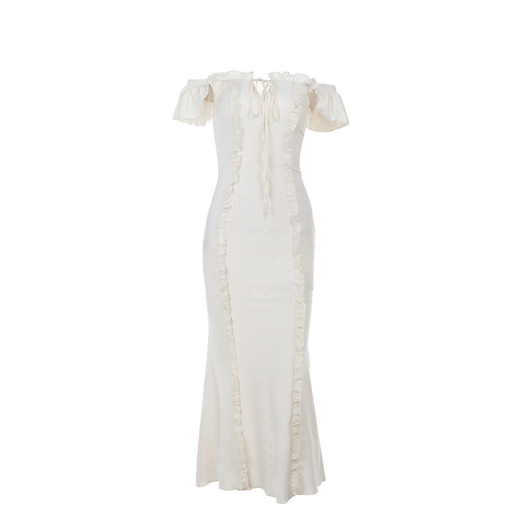 Damen Sommerliches Maxikleid mit Rüschendetails Echo Archiv