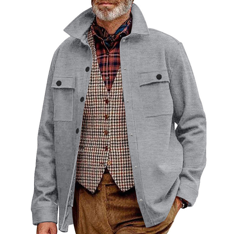 Herren lässige Outdoor-Jacke mit praktischen Taschen und modernem Schnitt Echoarchiv