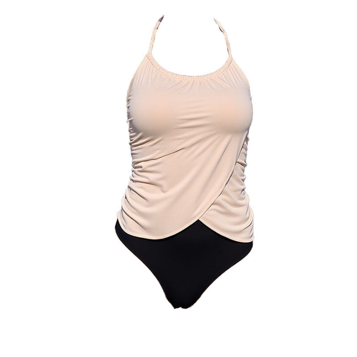 Damen Tankini-Oberteil mit Rüschen und hoch geschnittenem Höschen Echo Archiv