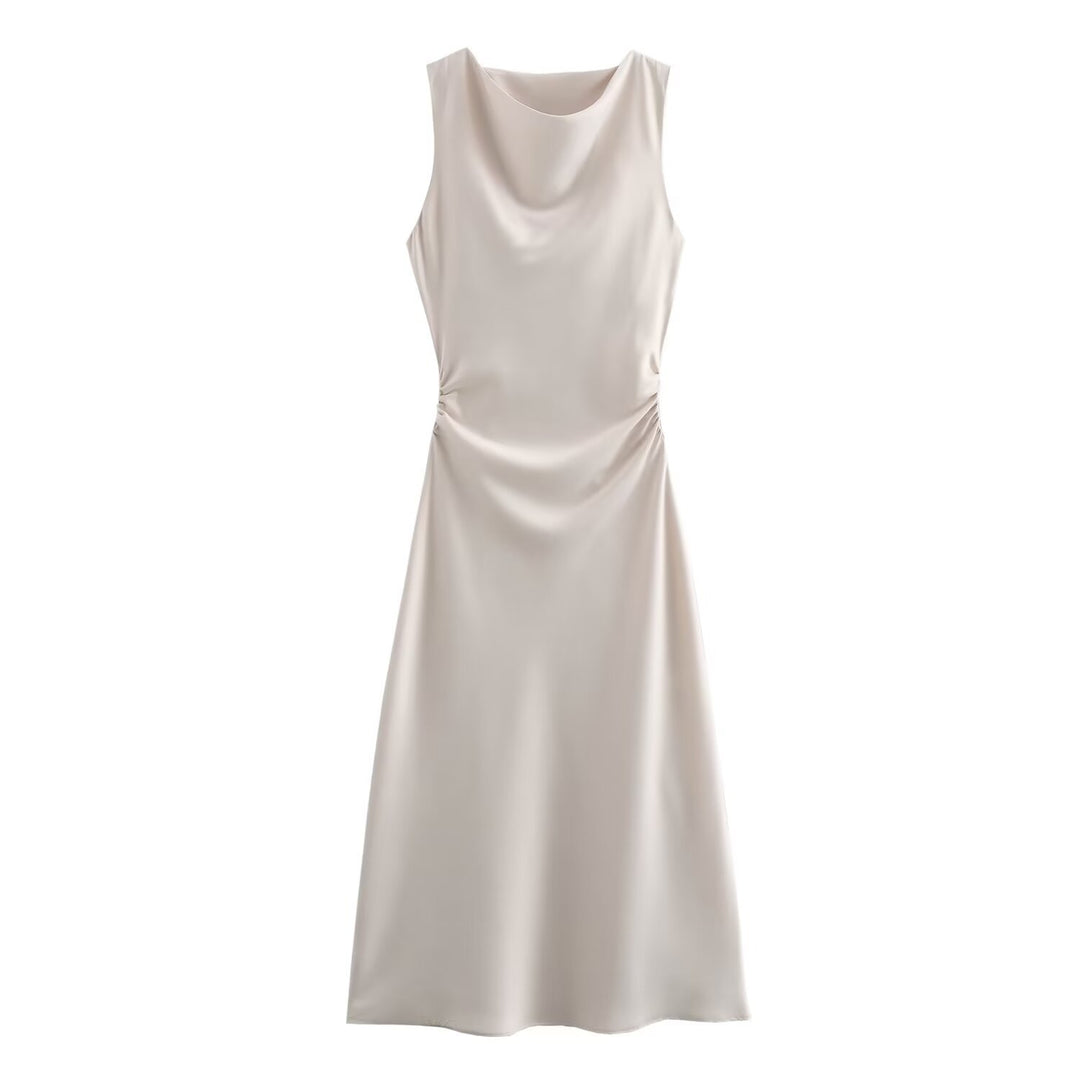 Damen elegantes Sommerkleid mit fließendem Schnitt und charmanten Rüschendetails Echo Archiv