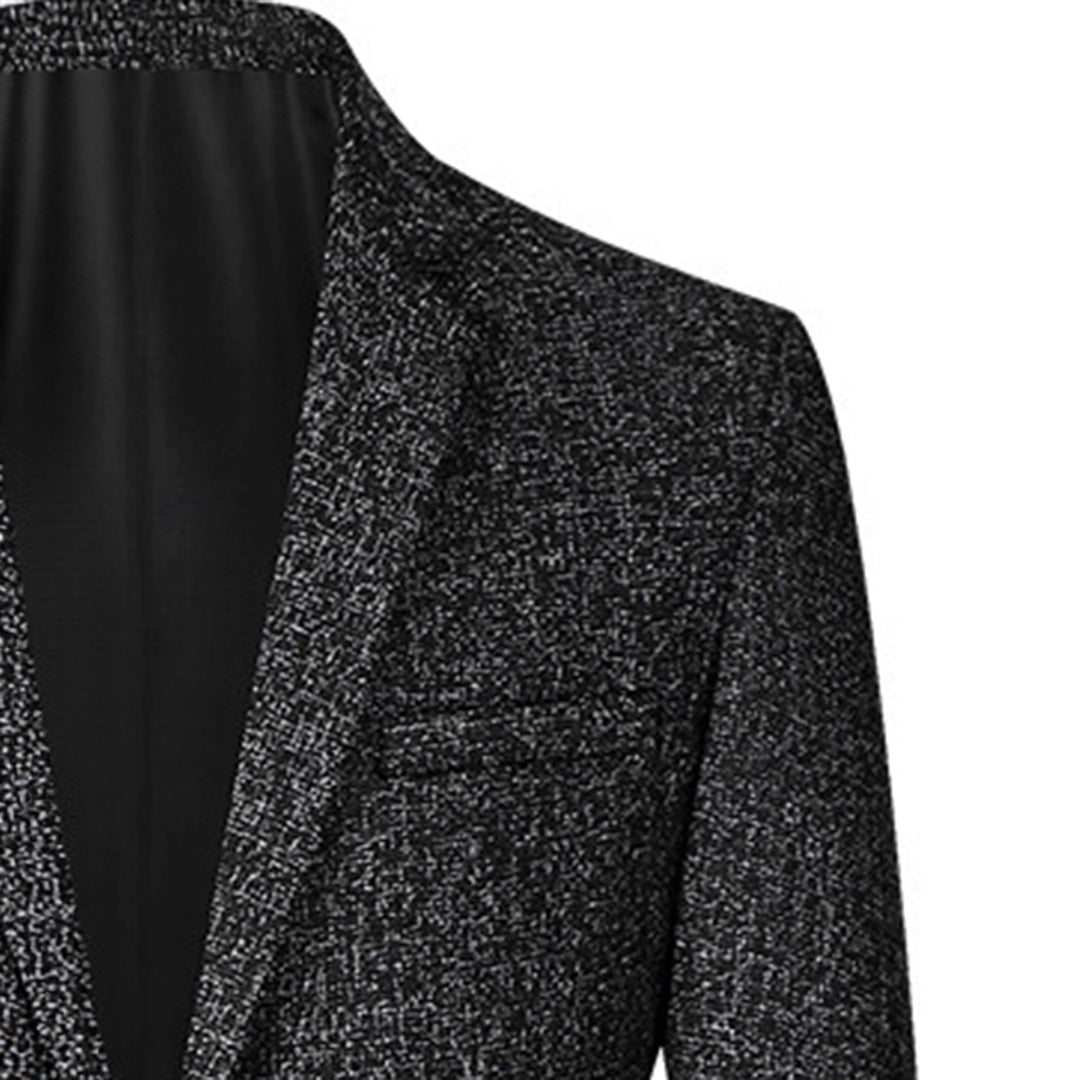 Herren strukturiertes Blazer Outfit Echoarchiv