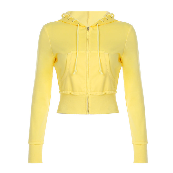 Damen nan taillierte Jersey-Flared-Loungehose mit Bindeband, hohem Komfortbund und seitlichen Eingrifftaschen Echo Archiv