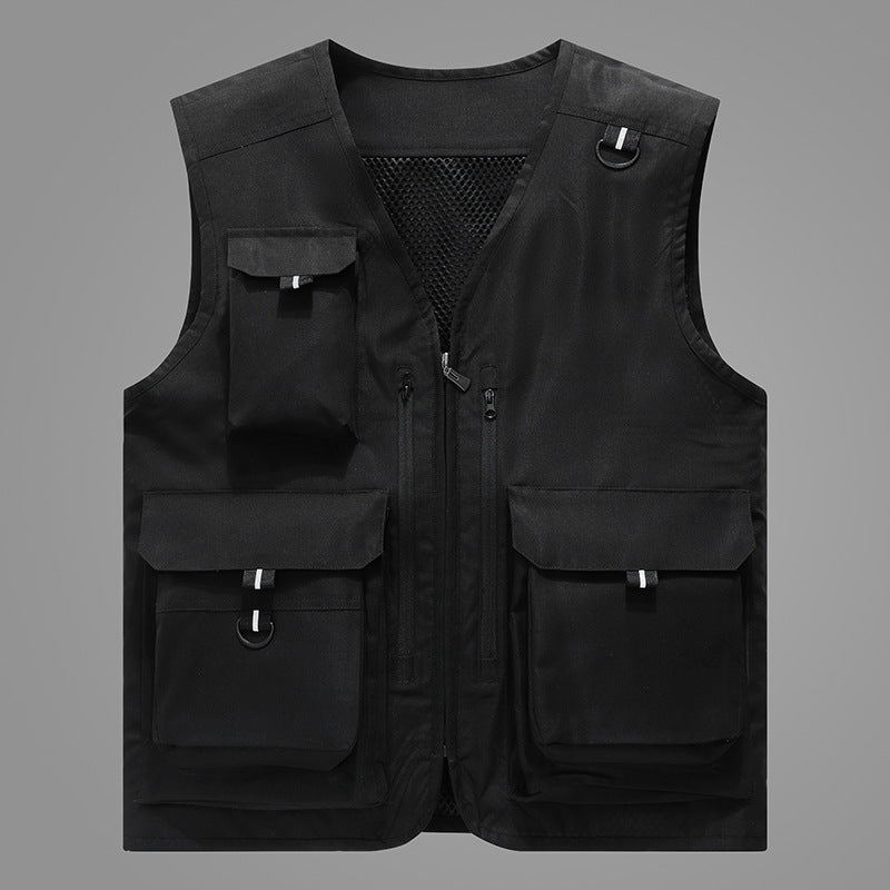 Herren Multifunktionale Outdoor-Weste mit zahlreichen Taschen Echo Archiv