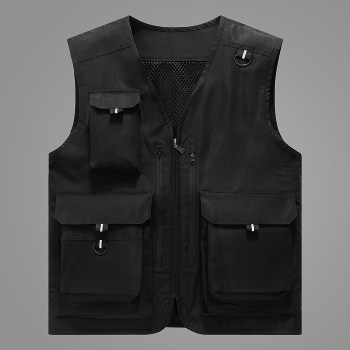 Herren Multifunktionale Outdoor-Weste mit zahlreichen Taschen Echo Archiv