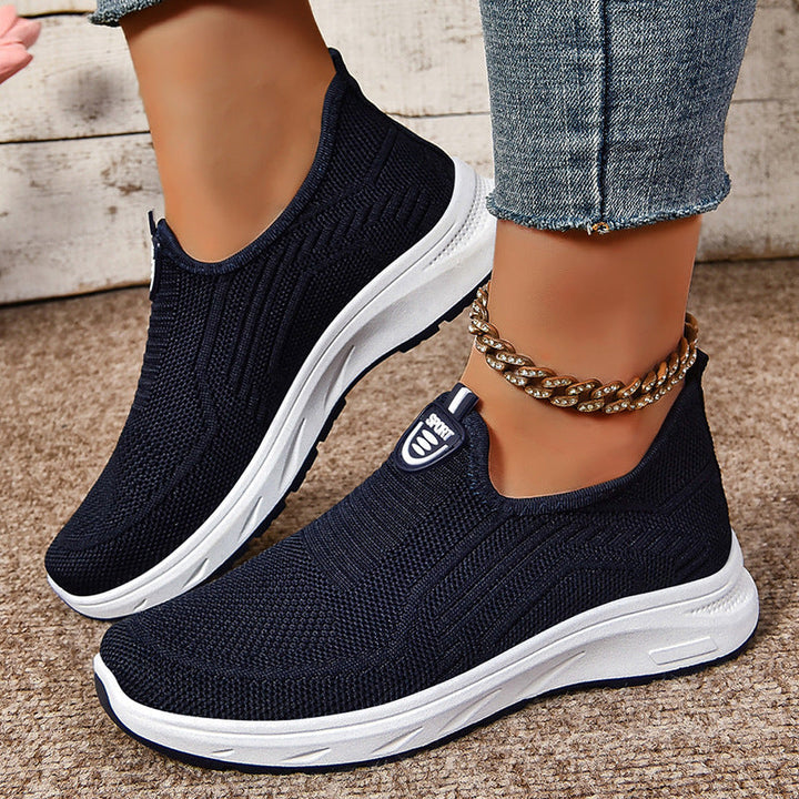 Damen Atmungsaktive Slip-On SnEchoarchivkers mit elastischem Einsatz und dämpfender Sohle Echoarchiv