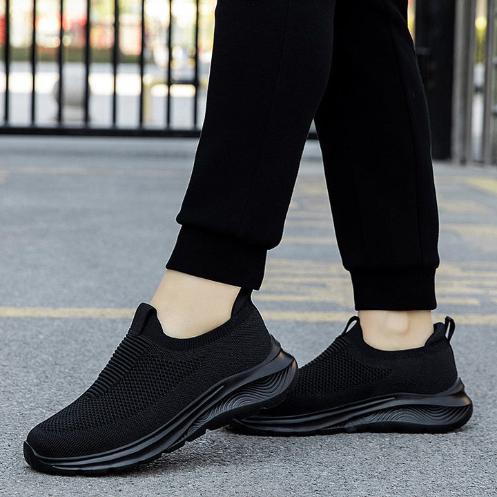 Damen nan nahtloser Strick-Slip-On mit elastischem Einstieg, gepolstertem Komfortfußbett und profiliertem Leichtlaufsohlen-Design Echo Archiv
