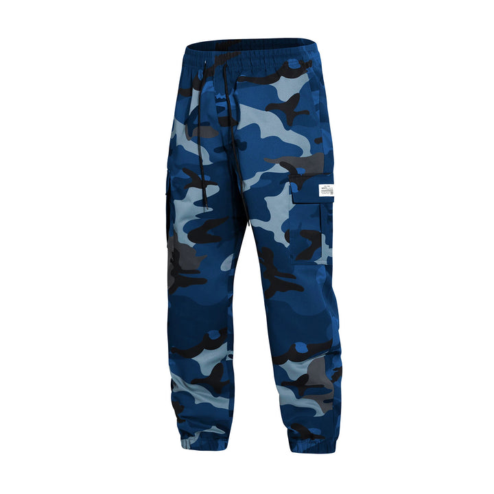 Herren Cargohose im Joggerstil mit Camouflage, Tunnelzugbund & elastischen Knöchelbündchen Echo Archiv