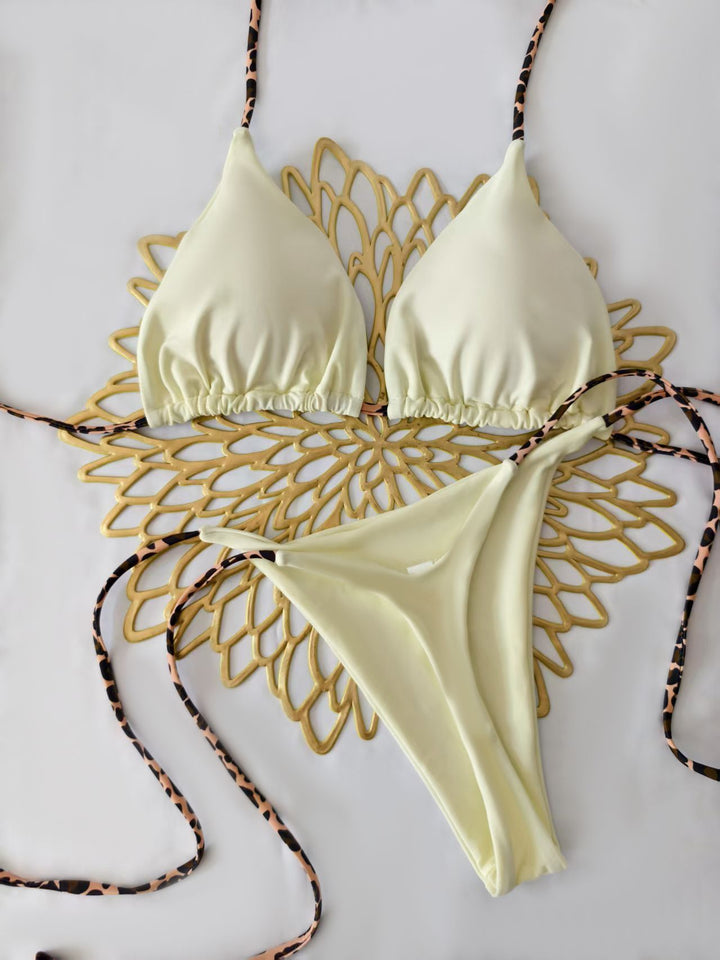 Damen Bikini-Set mit trendigem Animal-Print und modischem Schleifen-Detail Echo Archiv