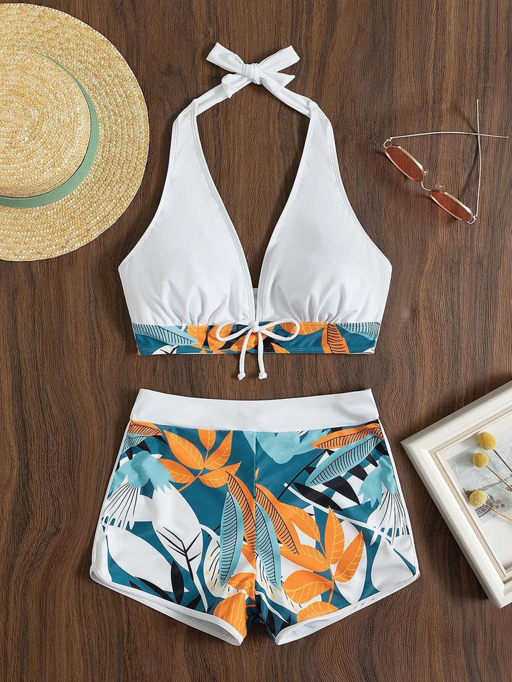 Damen Sportliches Bikini-Set mit verdecktem Bauch Echo Archiv
