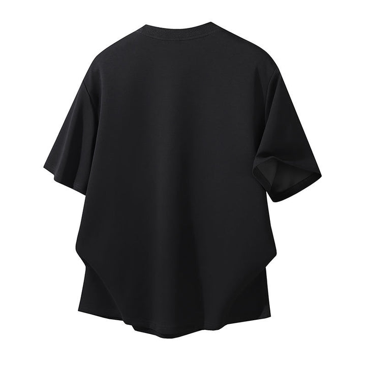 Damen Oversized T-Shirt mit einzigartigen Schulterdetails Echoarchiv
