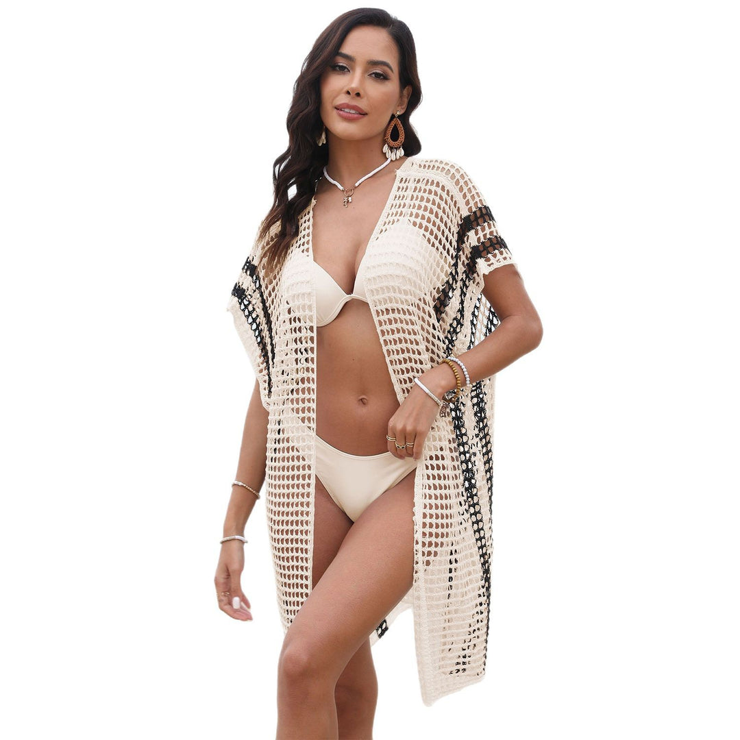 Damen Strickkimono aus luftigem Netzmaterial Echo Archiv