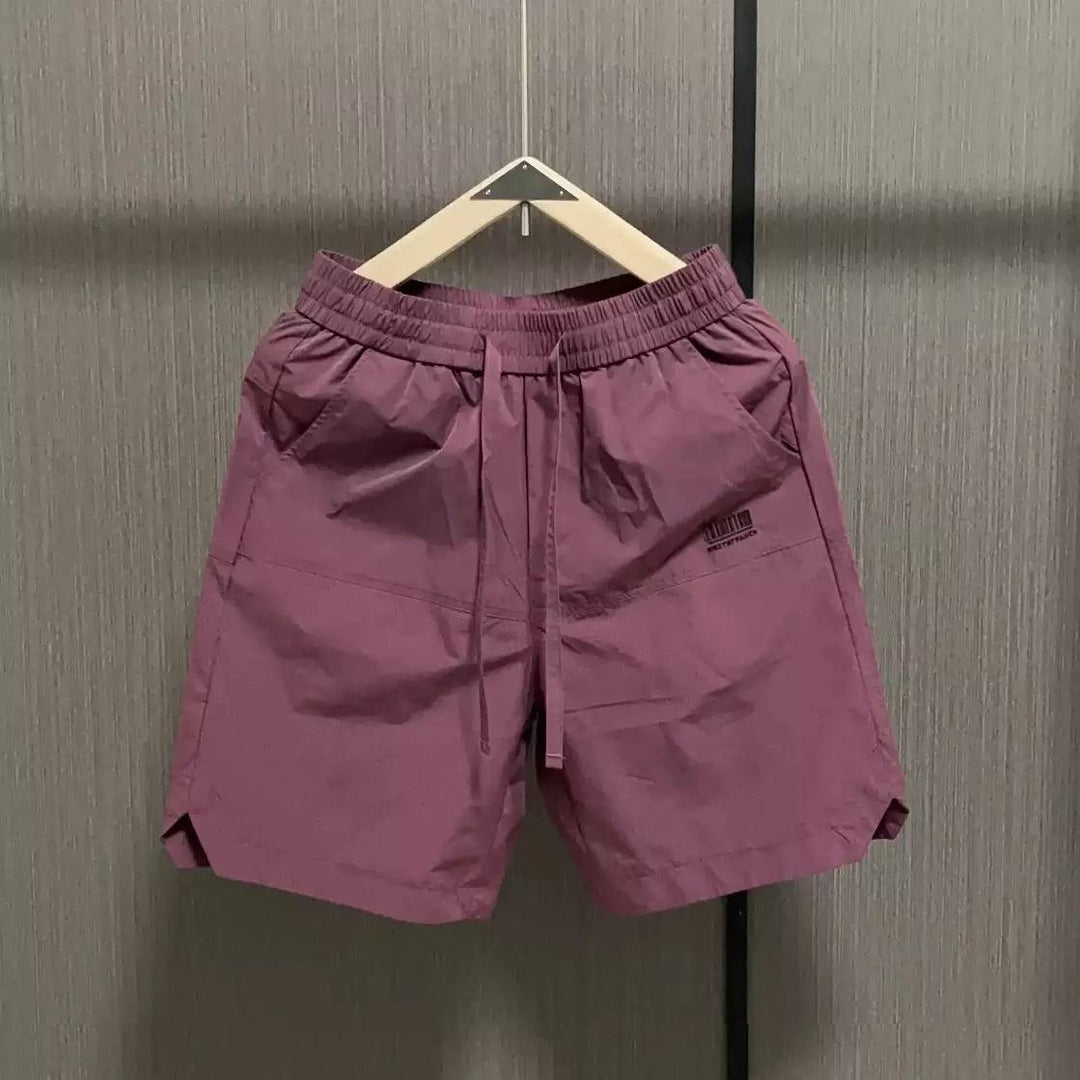 Herren lässige Sportshorts mit elastischem Bund und seitlichen Eingrifftaschen Echoarchiv
