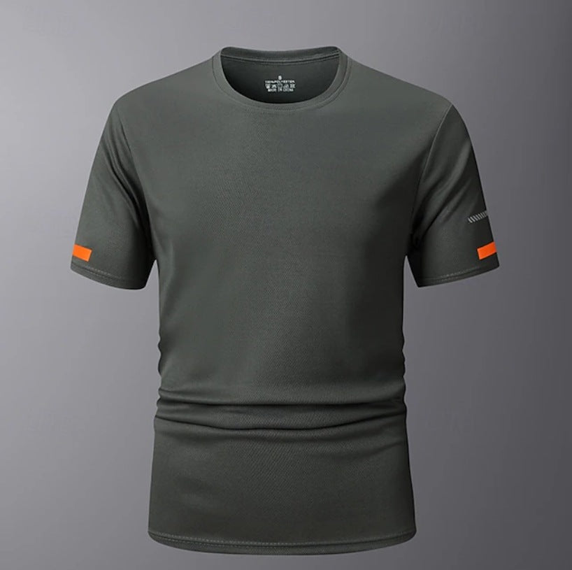 Herren Funktions-Shirt mit atmungsaktivem Material und reflektierendem Detail Echoarchiv