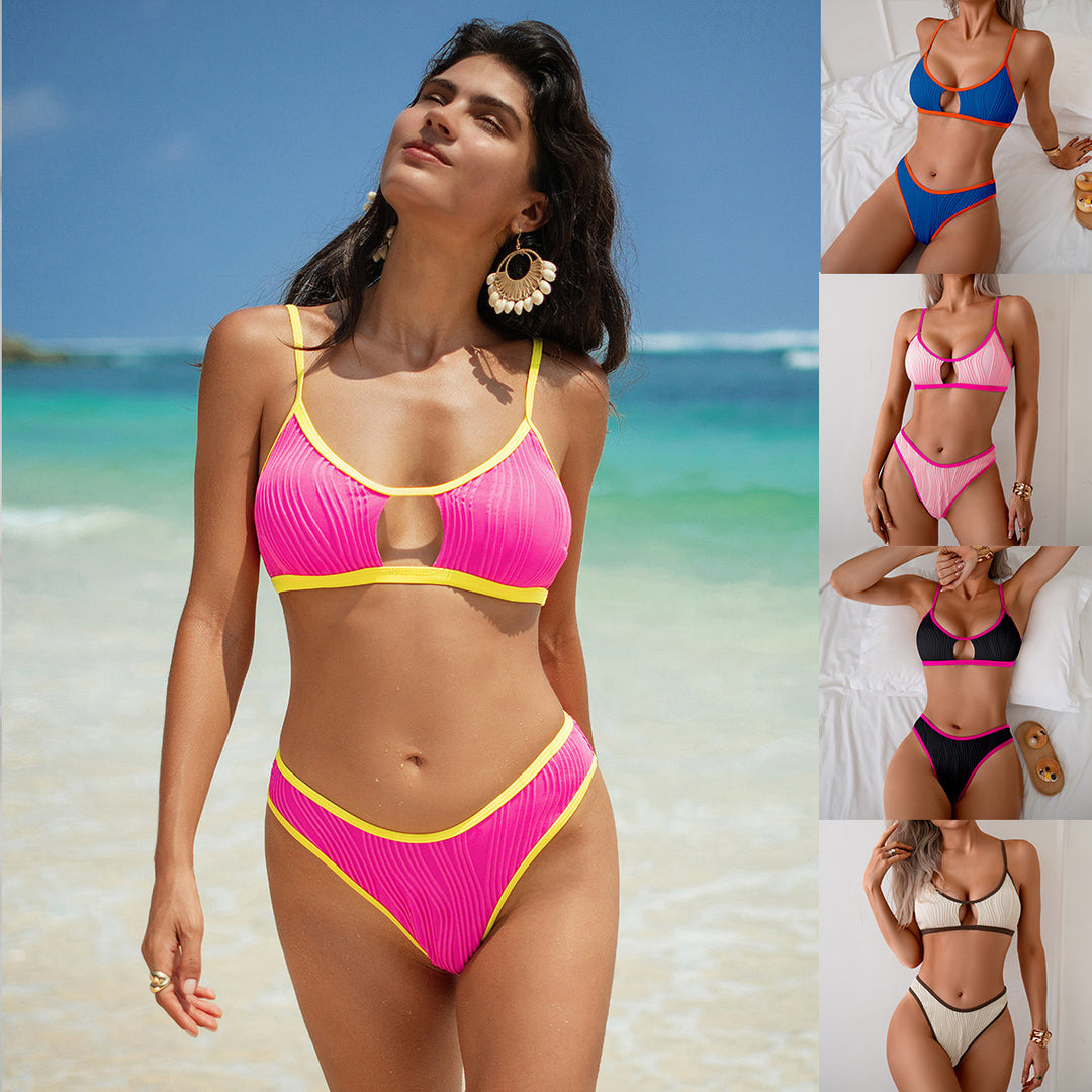 Damen Modischer Bikini mit raffinierten Cut-Outs und breiten Trägern Echo Archiv