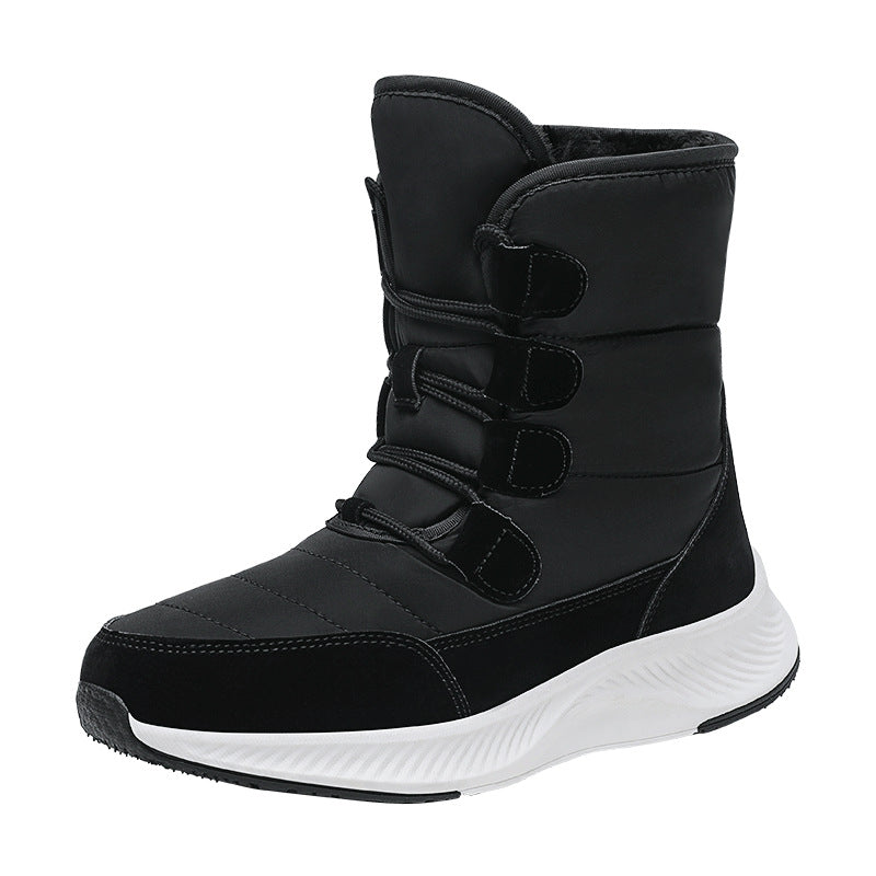 Damen Thermo-Schneestiefel mit gesteppter Isolierung, Teddyfutter und griffiger Profilsohle Echo Archiv