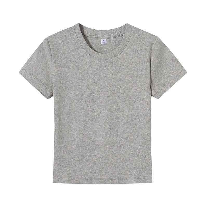 Damen Basic T-Shirt mit Rundhalsausschnitt und atmungsaktivem Material Echo Archiv