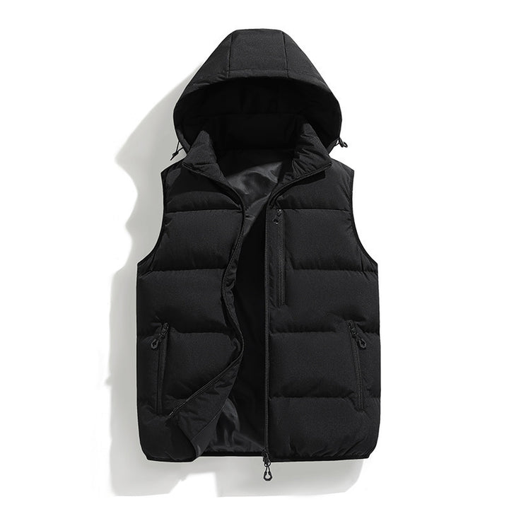 Herren Wattierte Outdoor-Weste mit Kapuze Echo Archiv