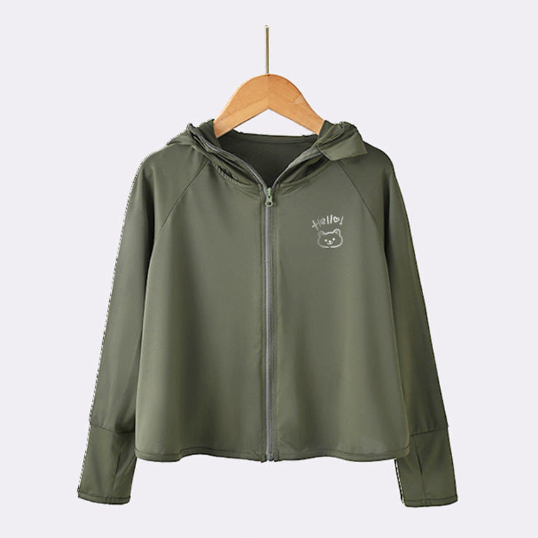 Damen Leichte Kapuzenjacke mit UV-Schutz Echo Archiv
