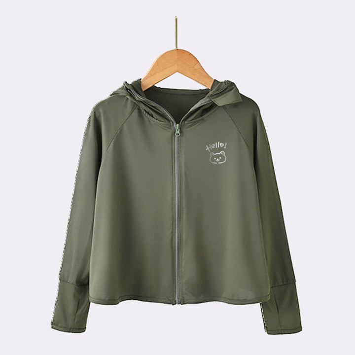 Damen Leichte Kapuzenjacke mit UV-Schutz Echo Archiv