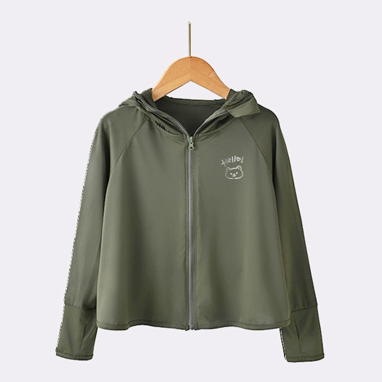 Jungen Outdoor-Schutzjacke mit Kapuze Echo Archiv